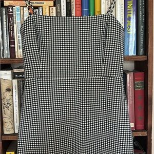 Wilfred Black and White Gingham Dress